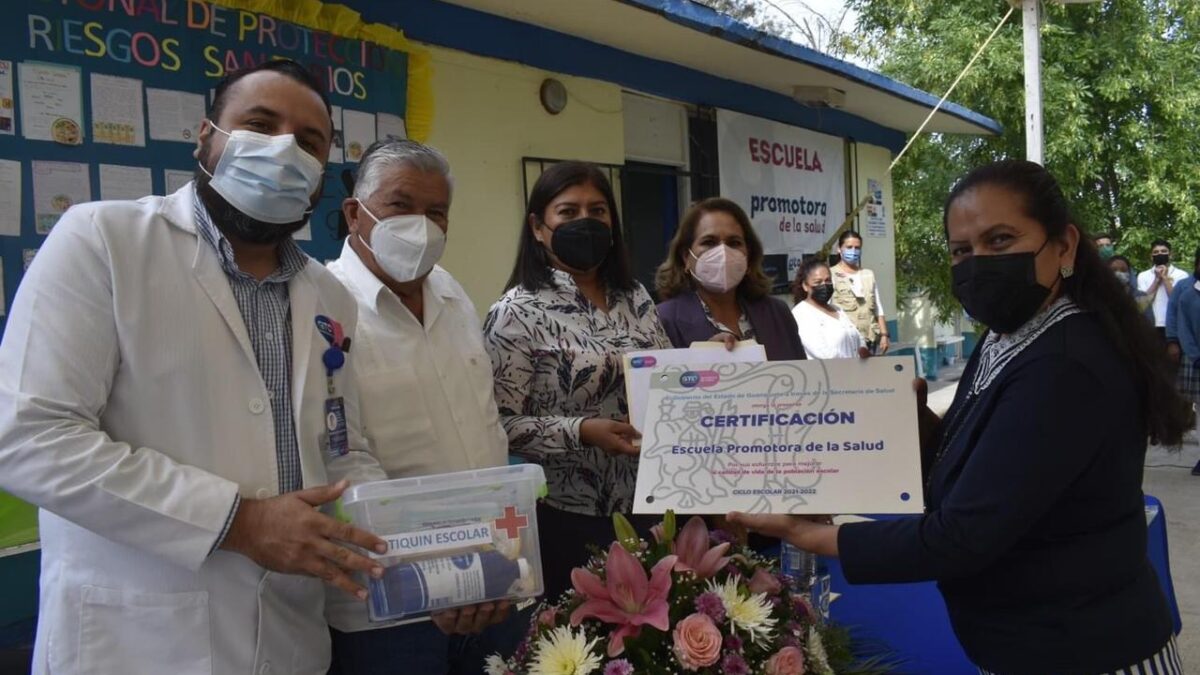 Certifican Escuelas “promotoras De La Salud” Proyecto Sumar